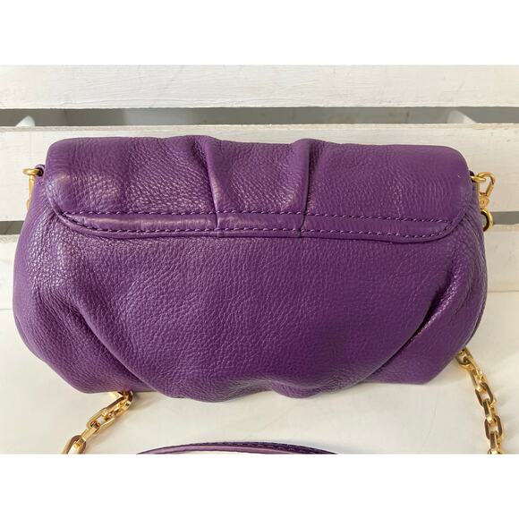 MARC BY MARC JACOBOS MINI PURPLE COW LEATHER CROSBODY BAG - Picture 9 of 16